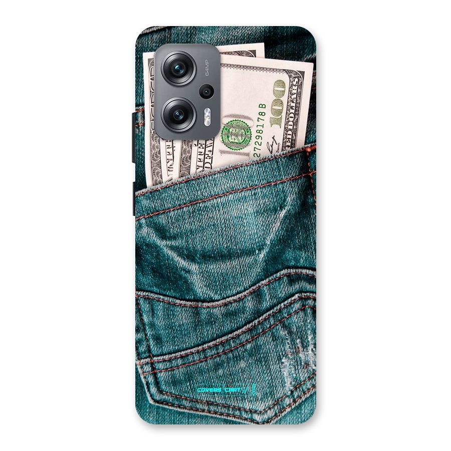 Money in Jeans Back Case for Redmi K50i