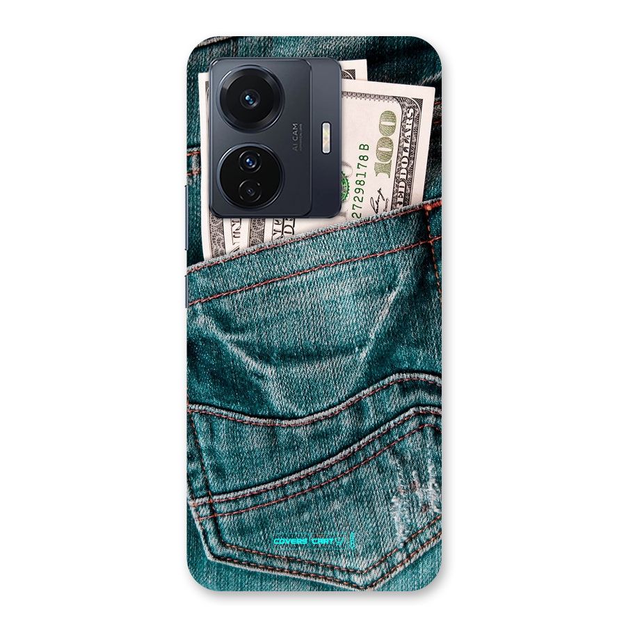 Money in Jeans Back Case for Vivo T1 Pro