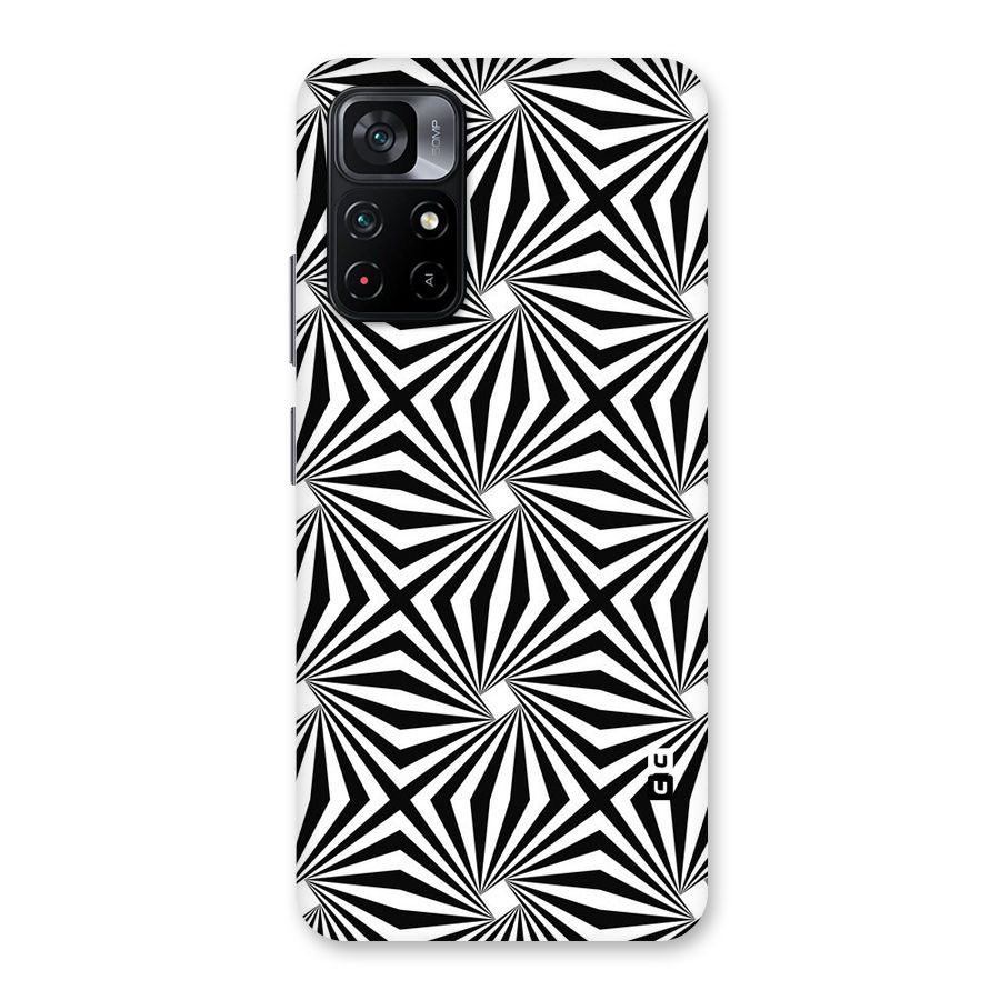 Monochromatic Swirls Back Case for Poco M4 Pro 5G