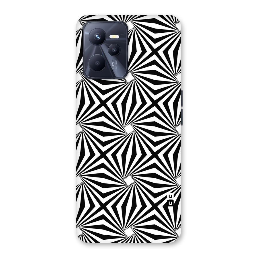 Monochromatic Swirls Back Case for Realme C35