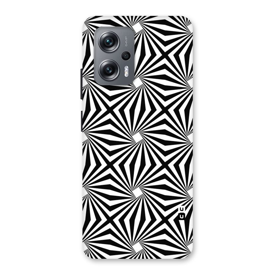Monochromatic Swirls Back Case for Redmi K50i