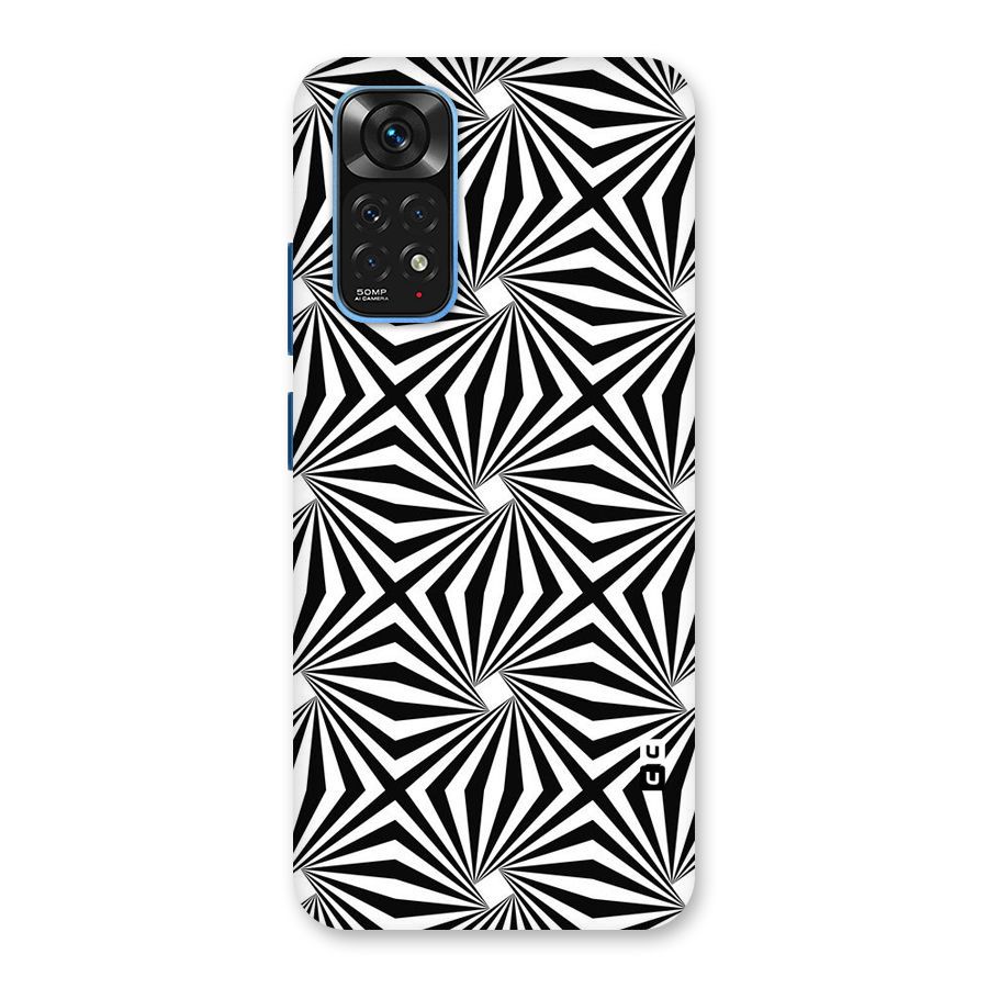Monochromatic Swirls Back Case for Redmi Note 11S