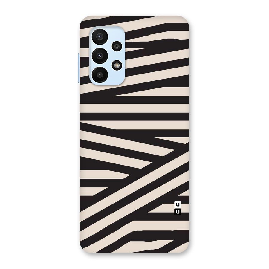 Monochrome Lines Back Case for Galaxy A23