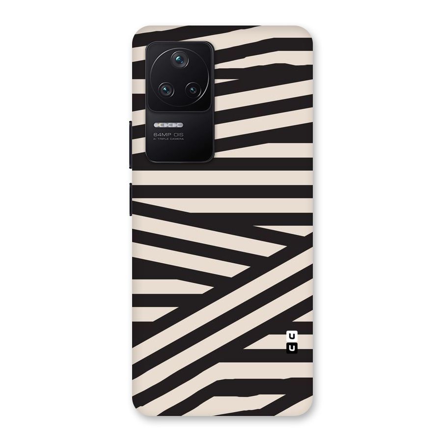 Monochrome Lines Back Case for Poco F4 5G