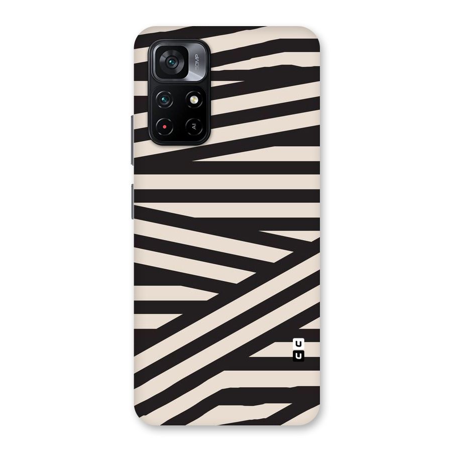 Monochrome Lines Back Case for Poco M4 Pro 5G