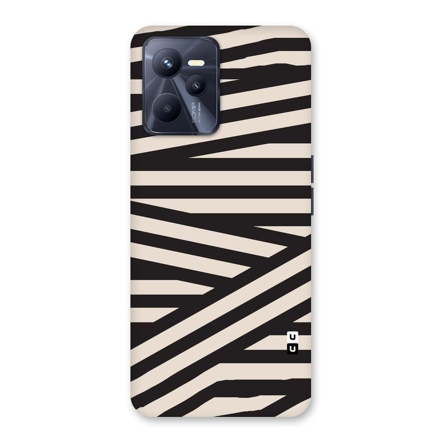 Monochrome Lines Back Case for Realme C35