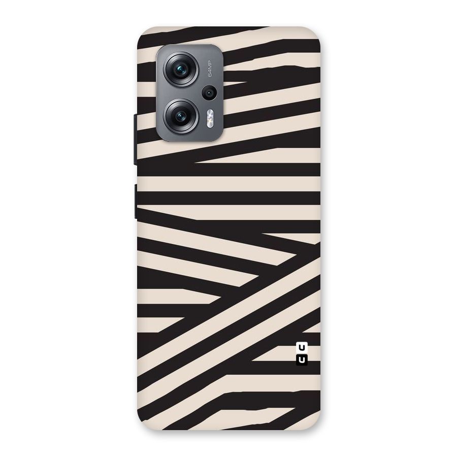 Monochrome Lines Back Case for Redmi K50i