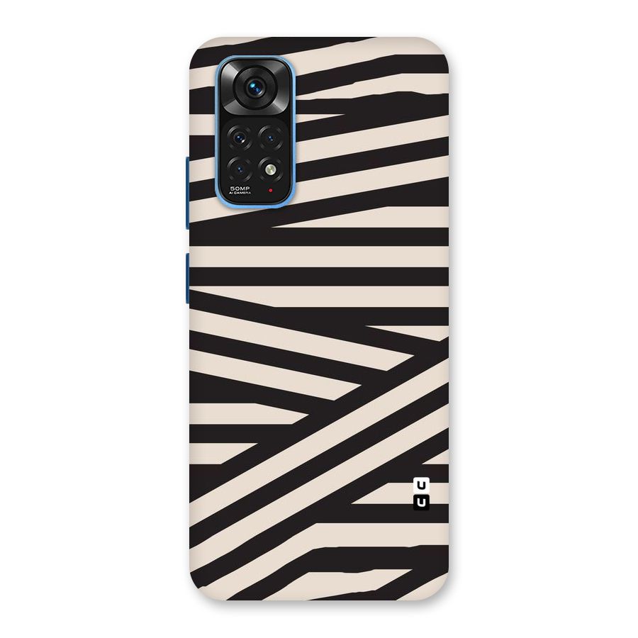 Monochrome Lines Back Case for Redmi Note 11S