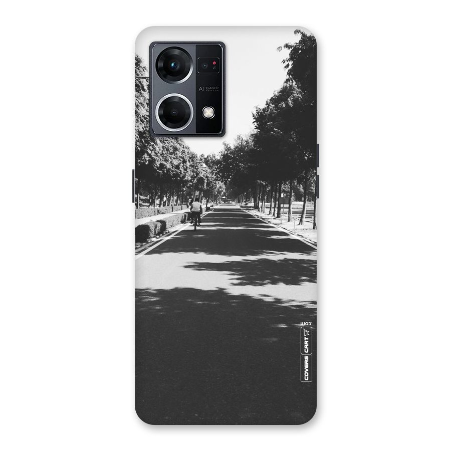Monochrome Path Glass Back Case for Oppo F21 Pro 5G