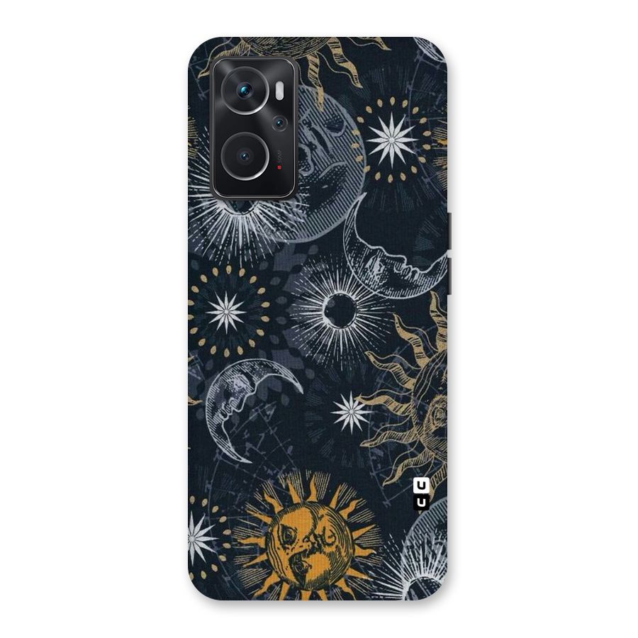 Moon And Sun Back Case for Oppo K10 4G