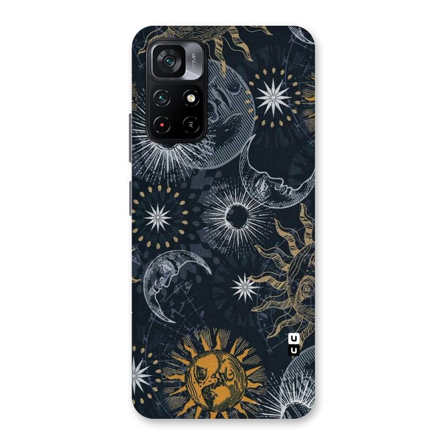 Moon And Sun Back Case for Poco M4 Pro 5G
