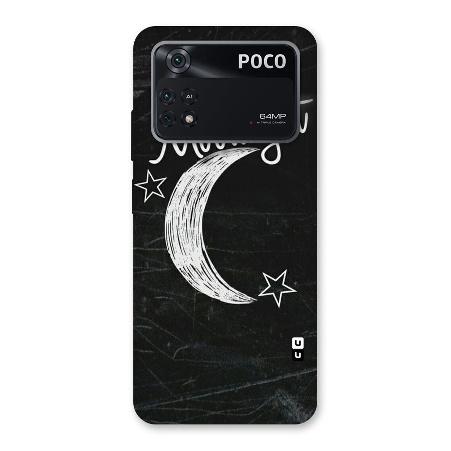 Moon Light Back Case for Poco M4 Pro 4G