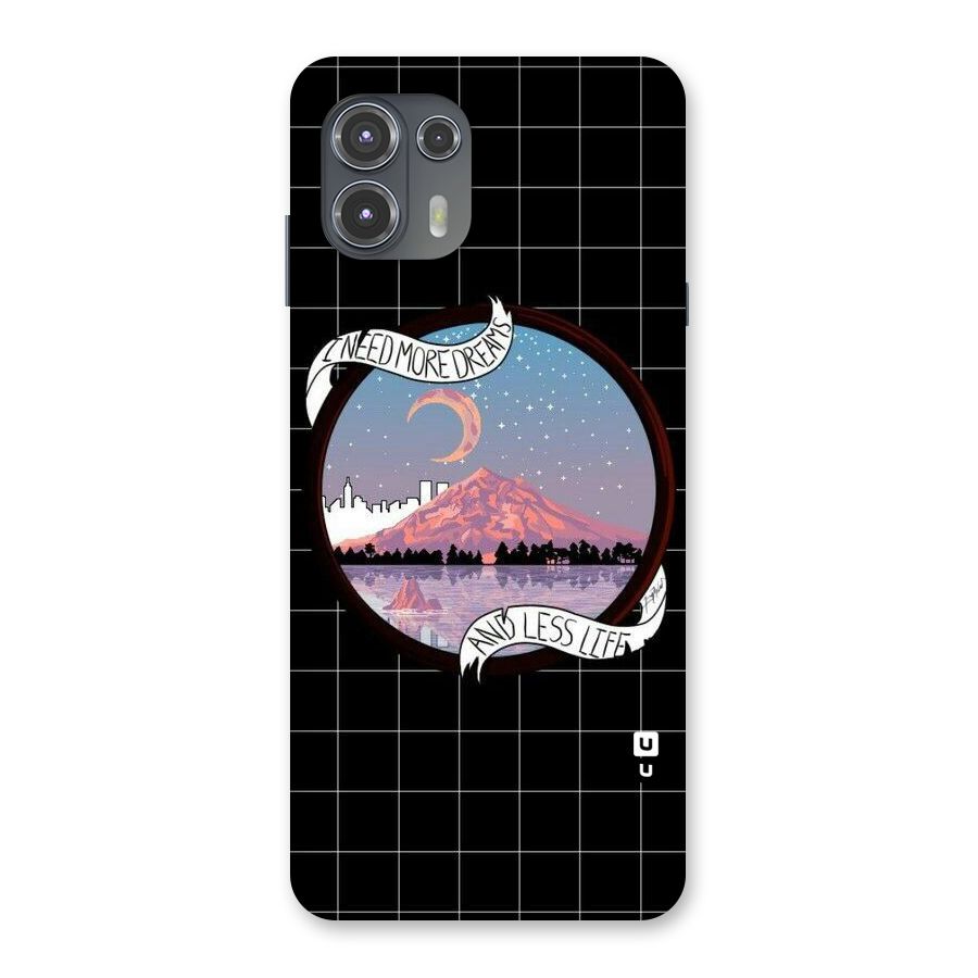More Dreams Back Case for Motorola Edge 20 Fusion