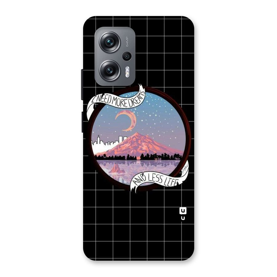 More Dreams Back Case for Redmi K50i
