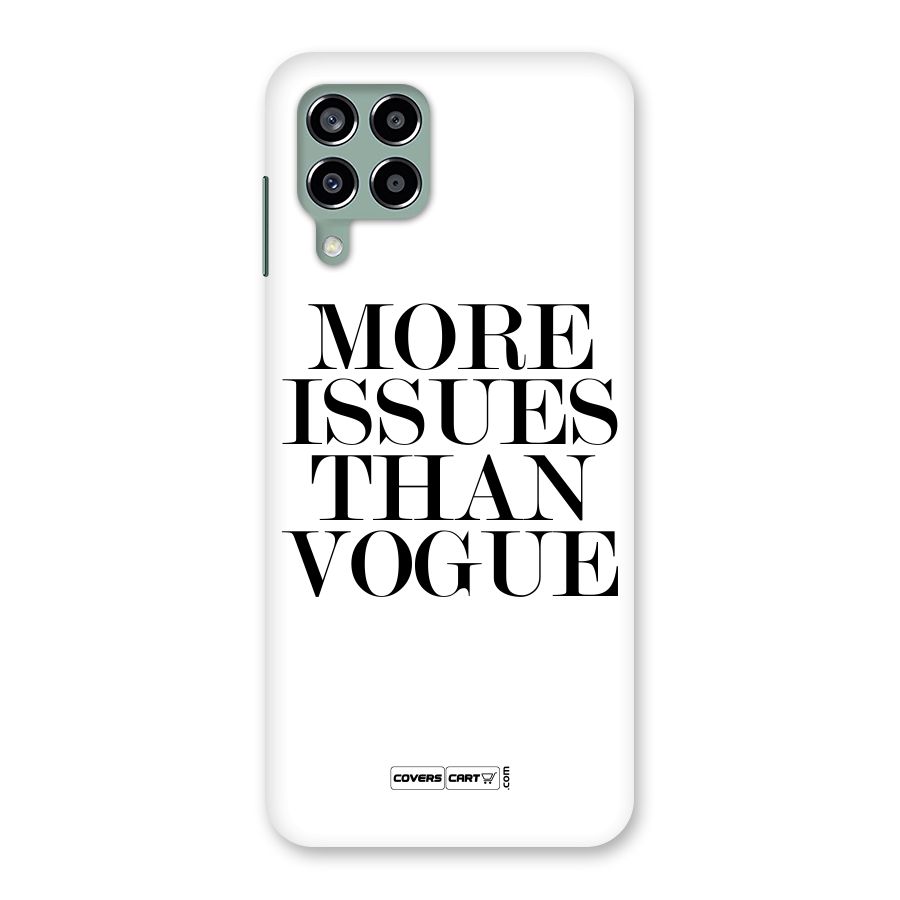 More Issues than Vogue (White) Back Case for Galaxy M33