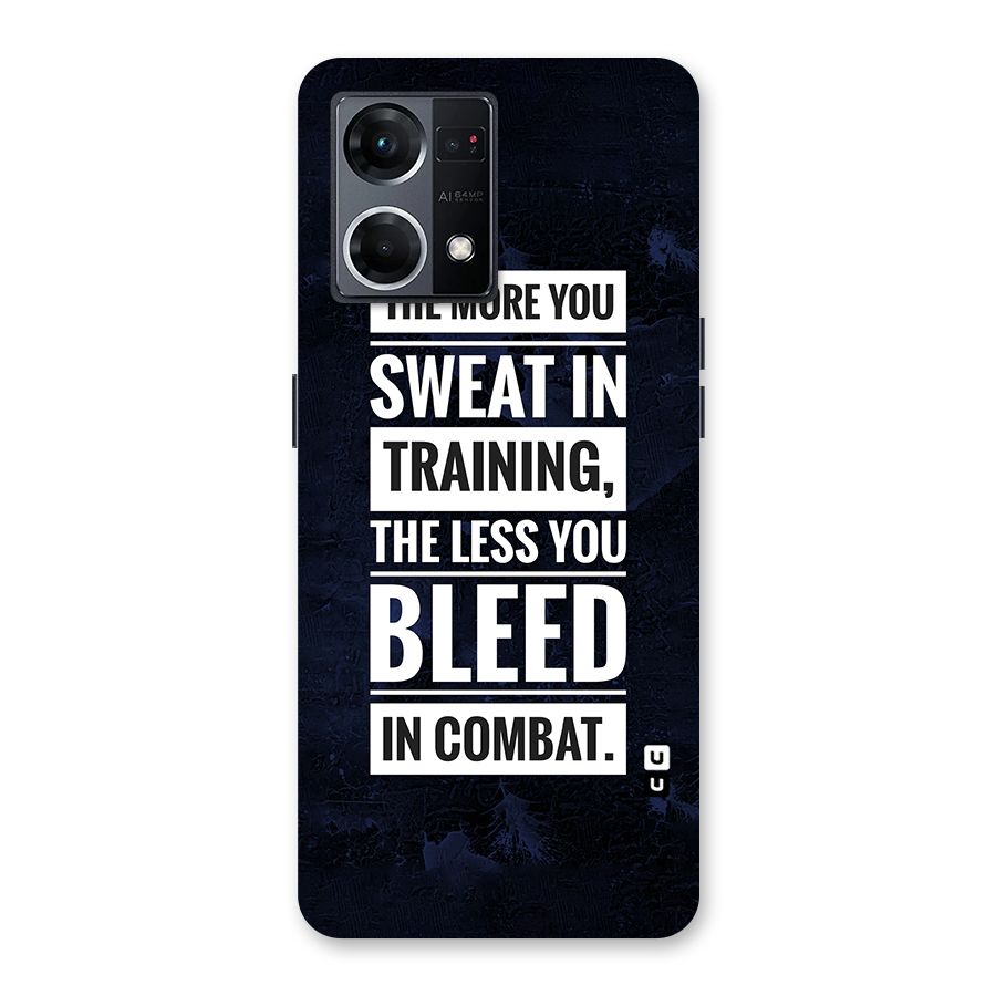 More You Sweat Less You Bleed Glass Back Case for Oppo F21 Pro 5G