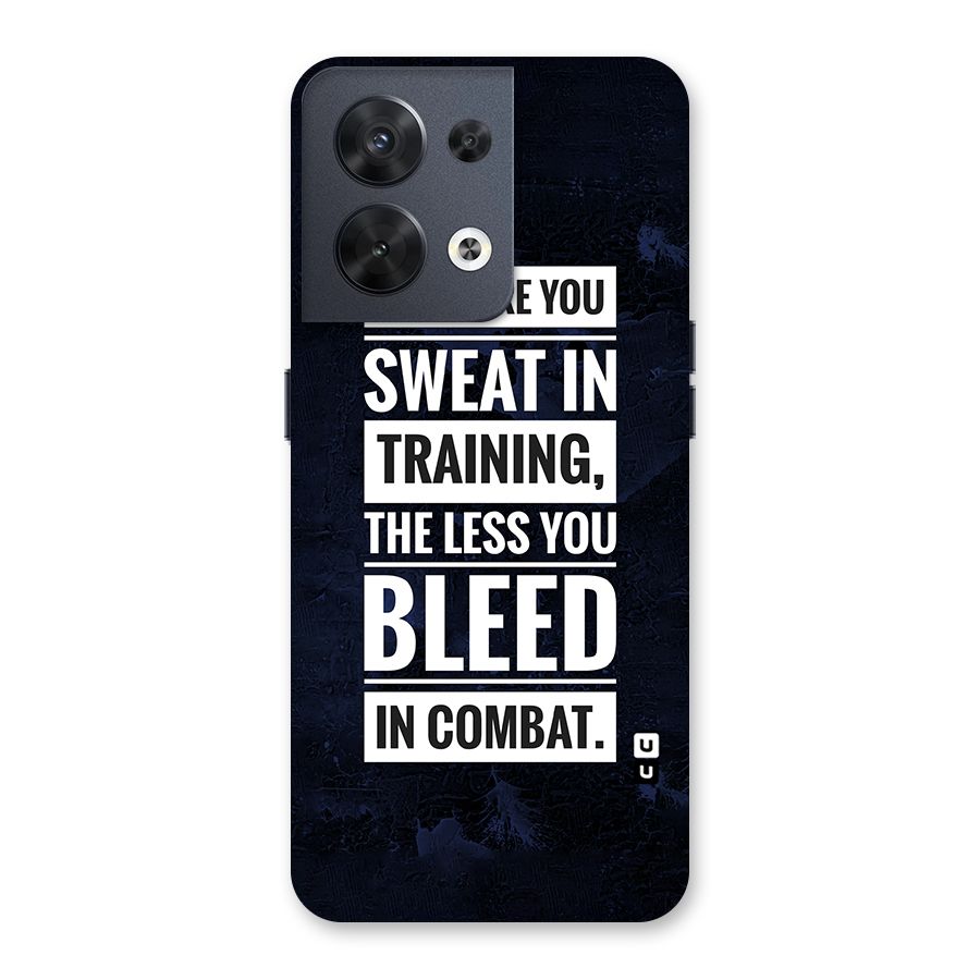 More You Sweat Less You Bleed Back Case for Oppo Reno8 5G
