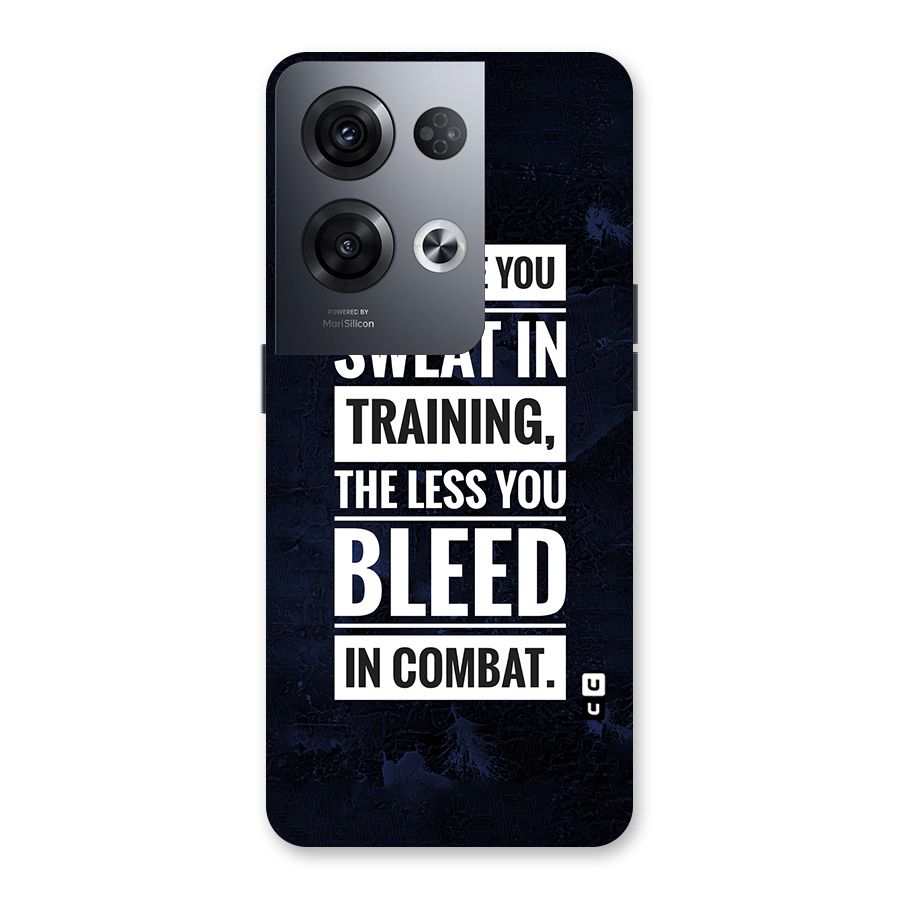 More You Sweat Less You Bleed Back Case for Oppo Reno8 Pro 5G