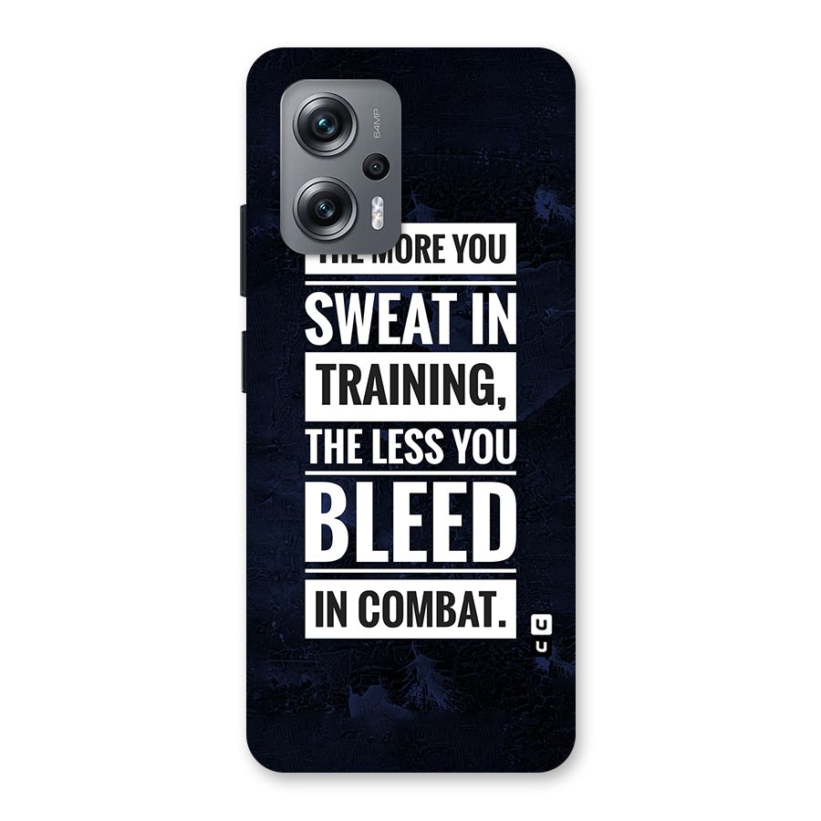 More You Sweat Less You Bleed Back Case for Redmi K50i