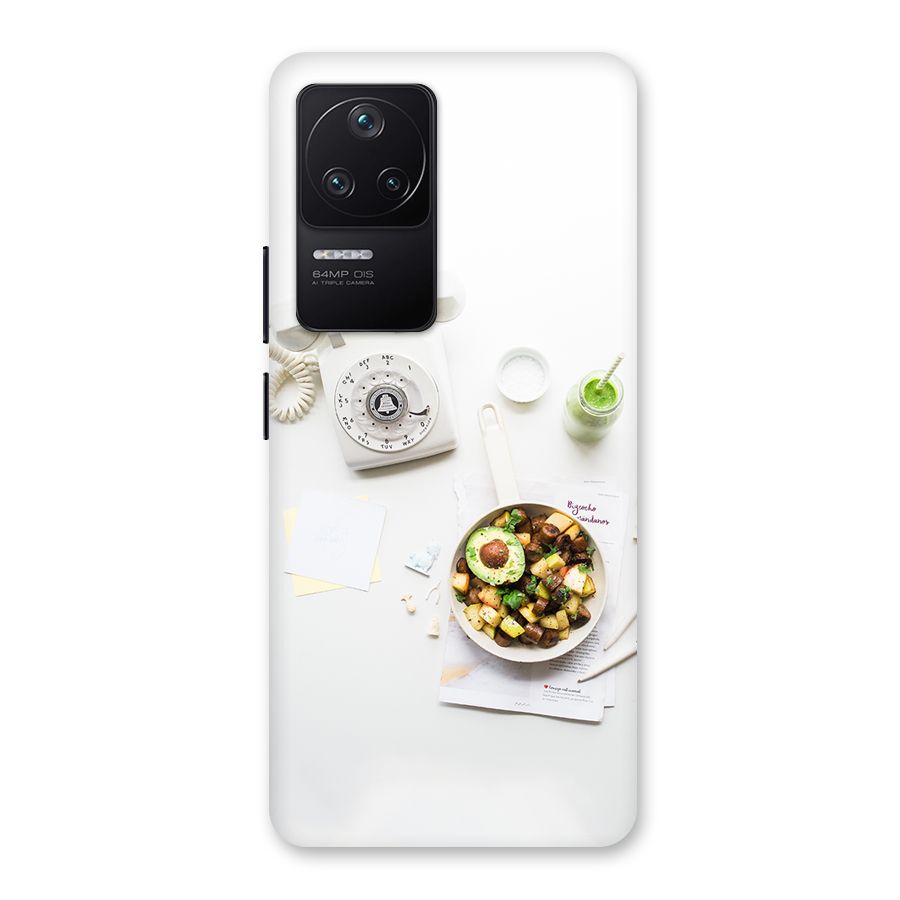 Morning Breakfast Back Case for Poco F4 5G
