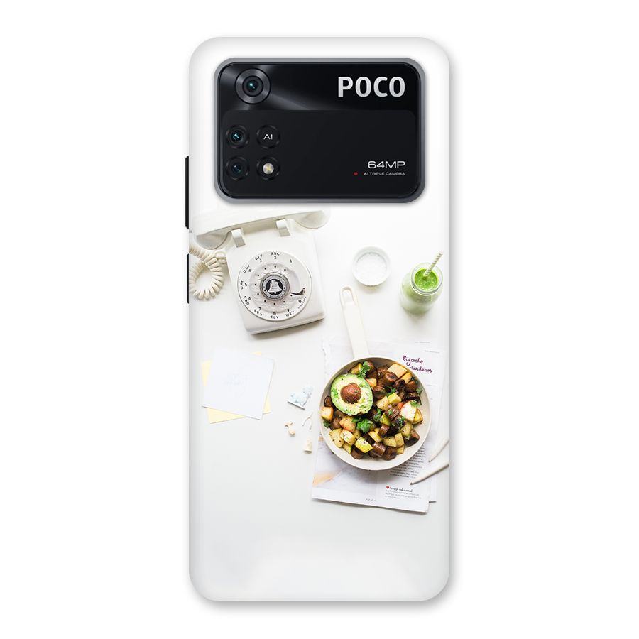 Morning Breakfast Back Case for Poco M4 Pro 4G