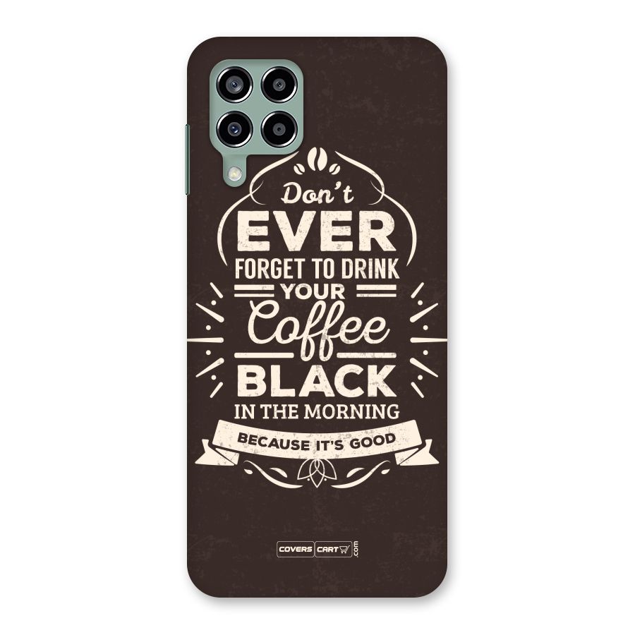 Morning Coffee Love Back Case for Galaxy M33
