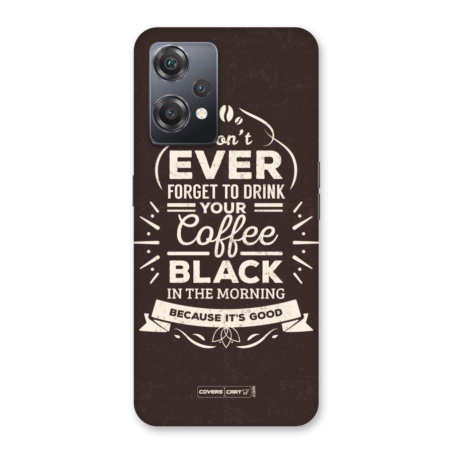 Morning Coffee Love Back Case for OnePlus Nord CE 2 Lite 5G