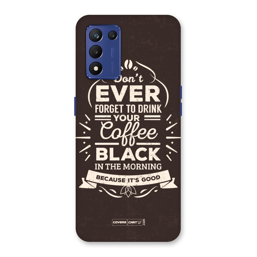 Morning Coffee Love Back Case for Realme 9 5G Speed