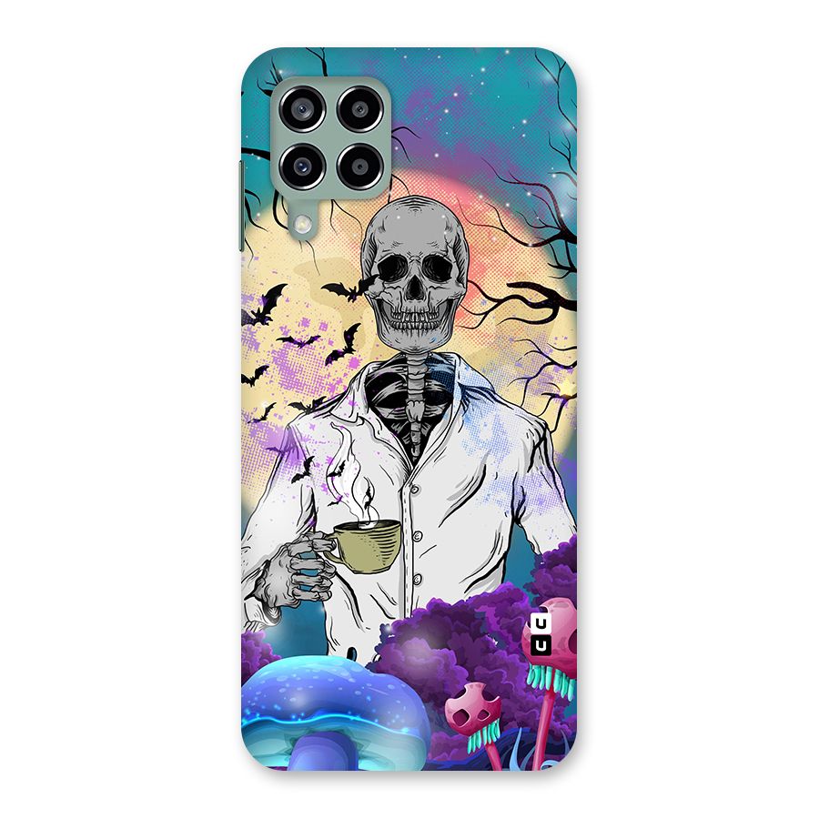 Morning Tea Skull Back Case for Galaxy M33