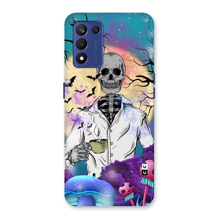 Morning Tea Skull Back Case for Realme 9 5G Speed