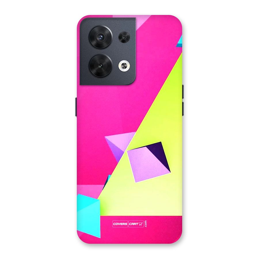 Motion Triangles Back Case for Oppo Reno8 5G