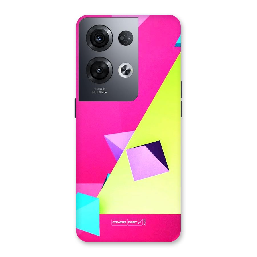 Motion Triangles Back Case for Oppo Reno8 Pro 5G