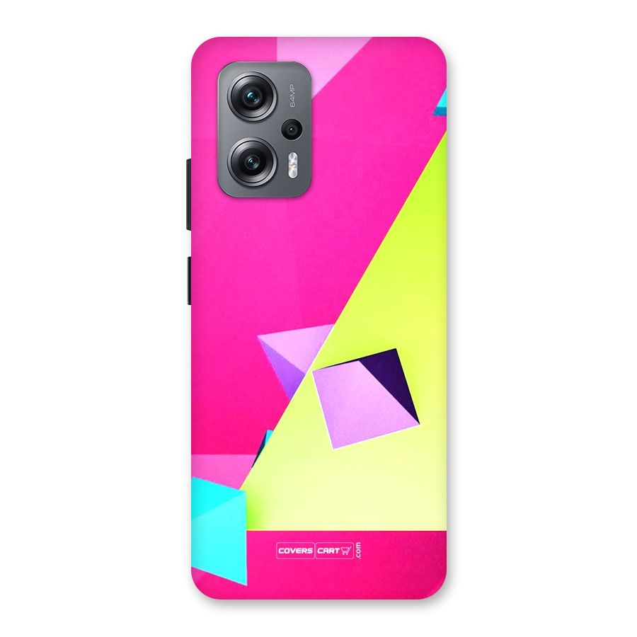 Motion Triangles Back Case for Redmi K50i