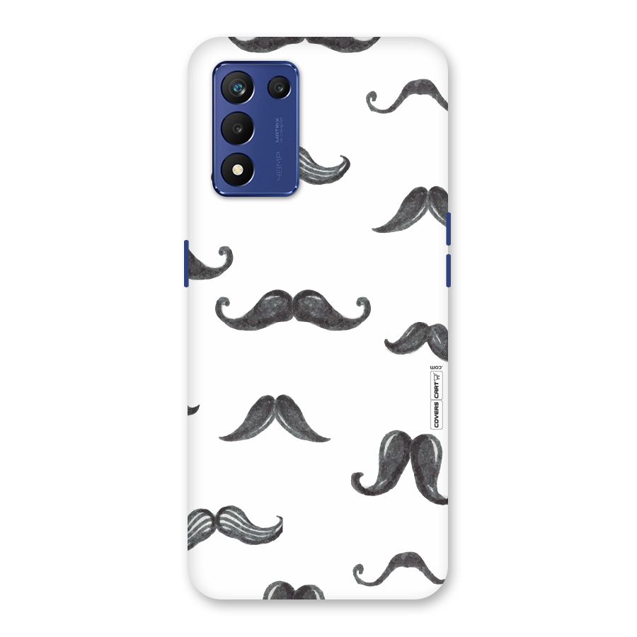 Moustache Pattern (Black) Back Case for Realme 9 5G Speed