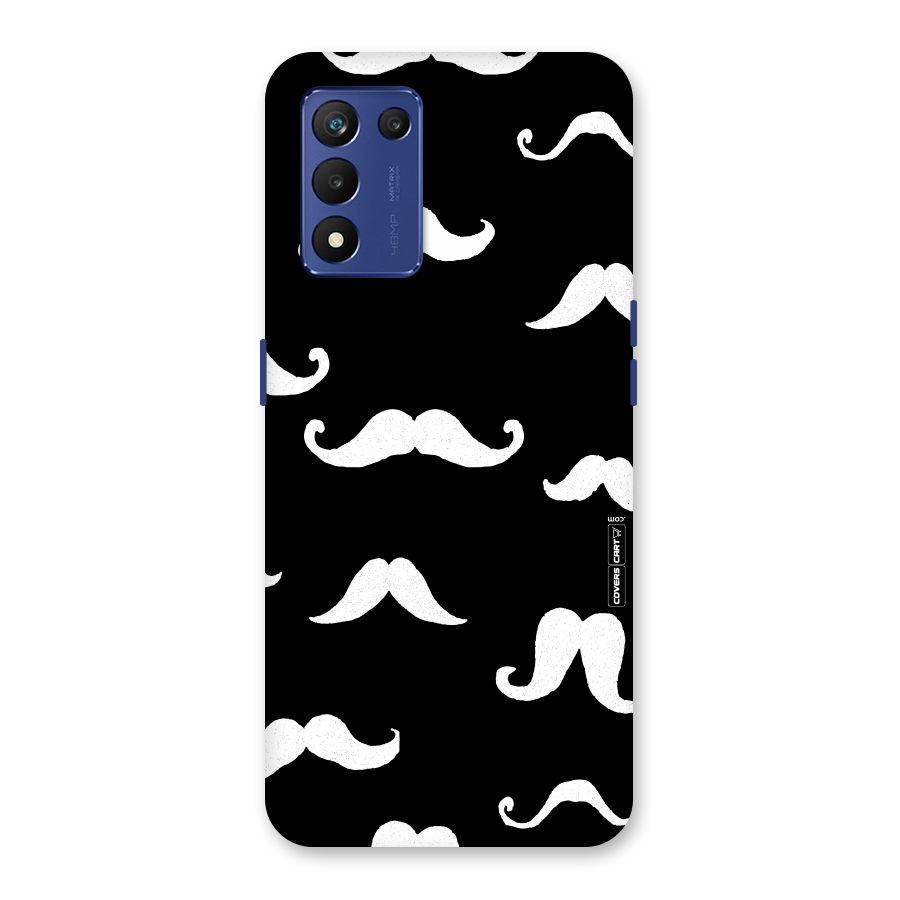 Moustache Pattern (White) Back Case for Realme 9 5G Speed