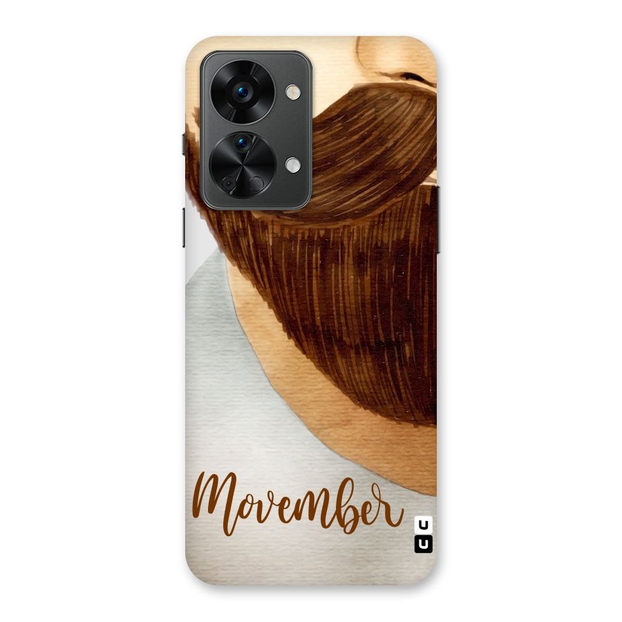 Movember Moustache Back Case for OnePlus Nord 2T