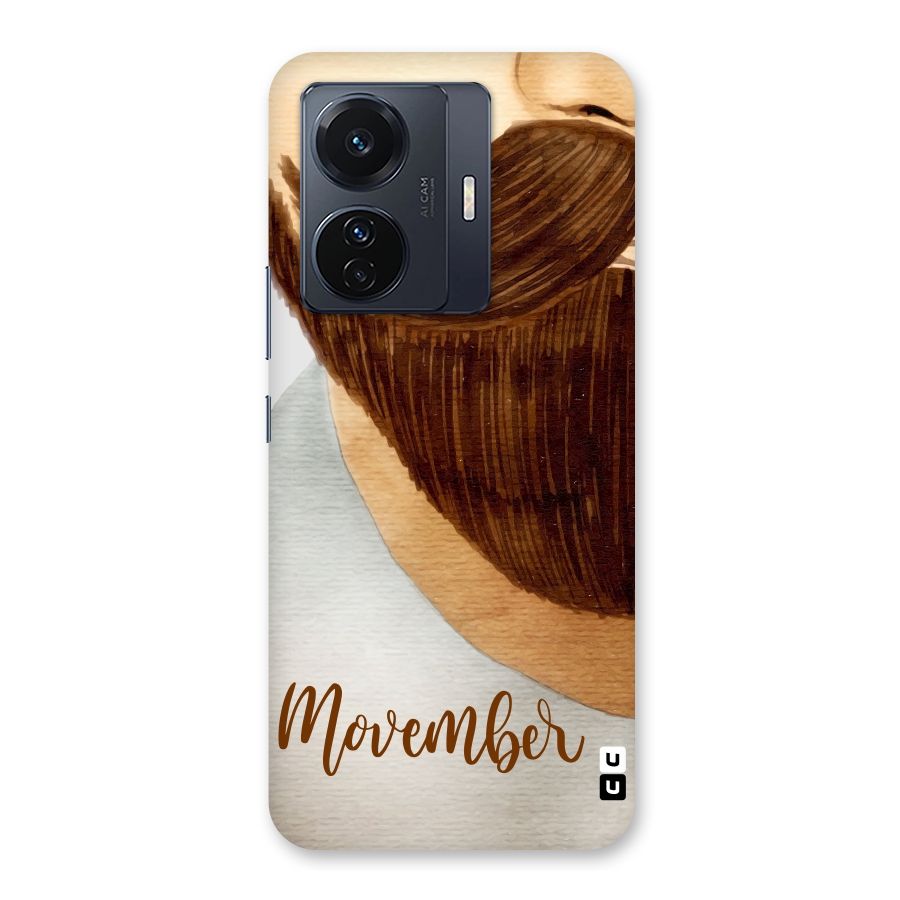 Movember Moustache Back Case for Vivo T1 Pro