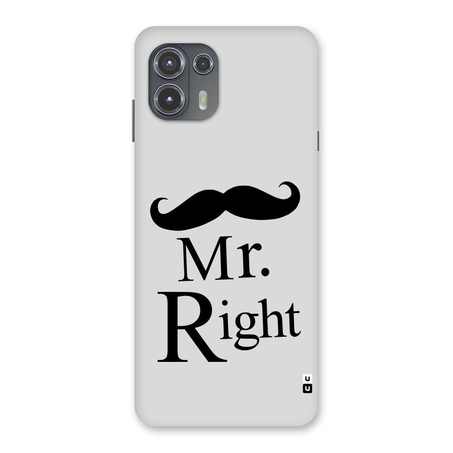 Mr. Right. Back Case for Motorola Edge 20 Fusion