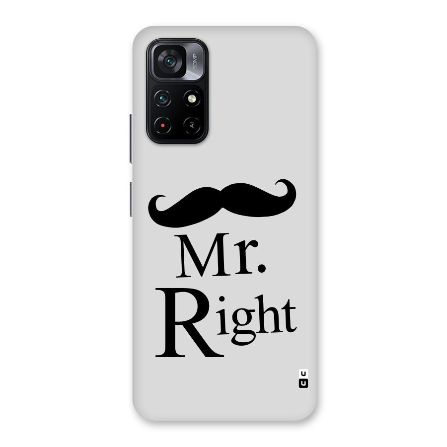 Mr. Right. Back Case for Poco M4 Pro 5G
