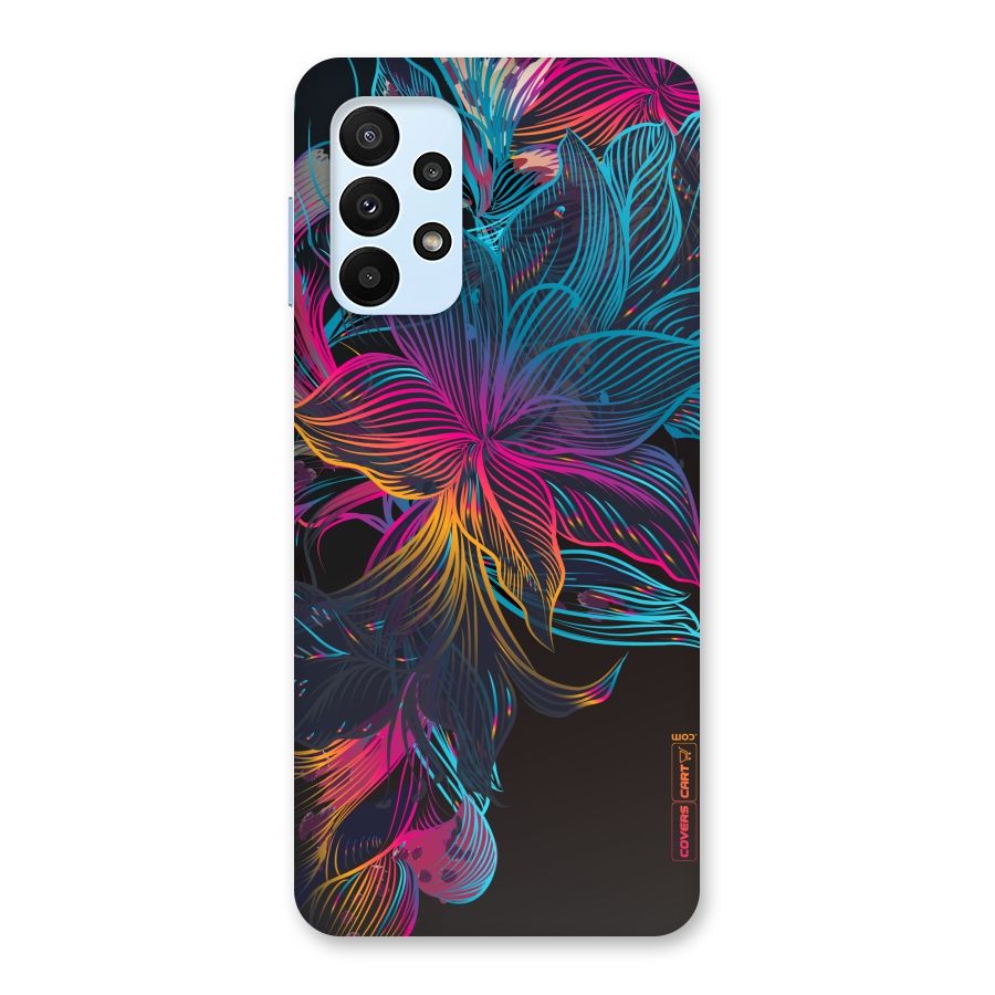 Multi-Colour Flowers Back Case for Galaxy A23
