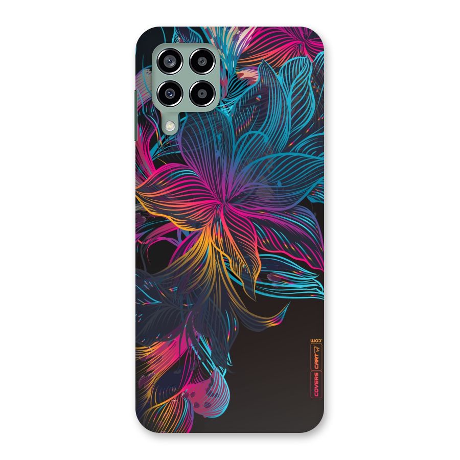 Multi-Colour Flowers Back Case for Galaxy M33
