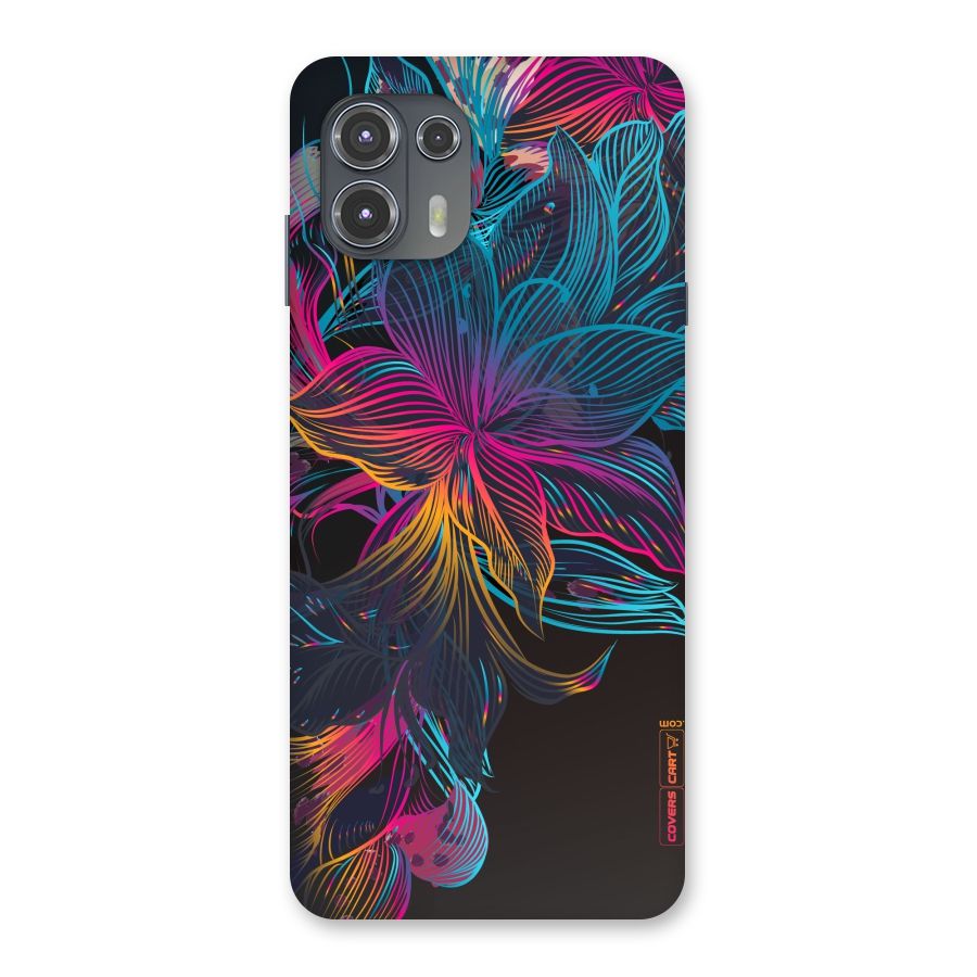 Multi-Colour Flowers Back Case for Motorola Edge 20 Fusion