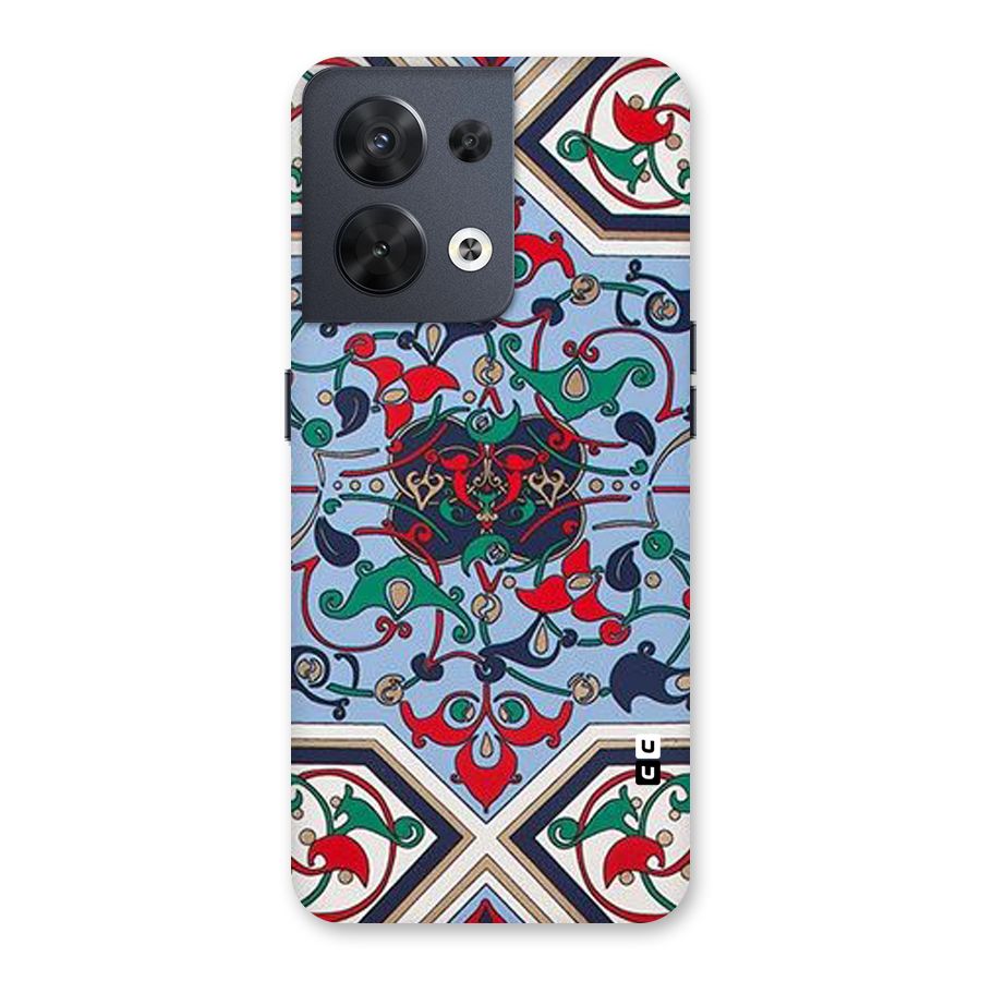 Multi Block Pattern Back Case for Oppo Reno8 5G