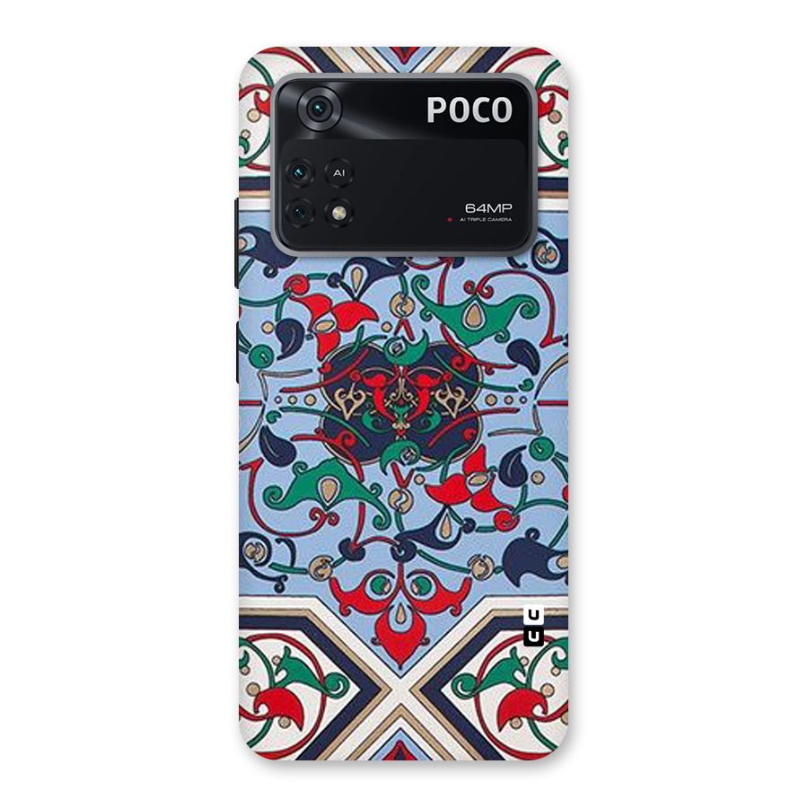 Multi Block Pattern Back Case for Poco M4 Pro 4G