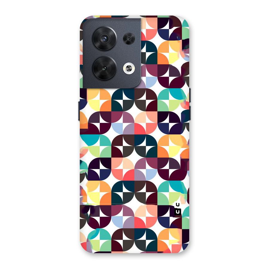Multicolor Arc Back Case for Oppo Reno8 5G