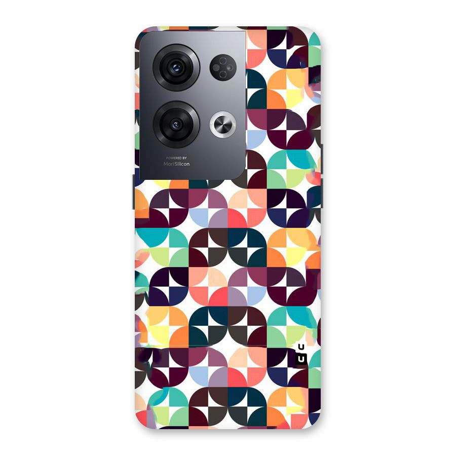 Multicolor Arc Back Case for Oppo Reno8 Pro 5G