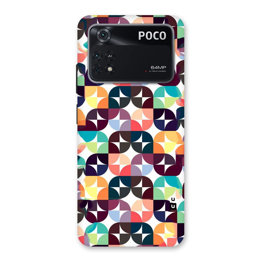 Multicolor Arc Back Case for Poco M4 Pro 4G