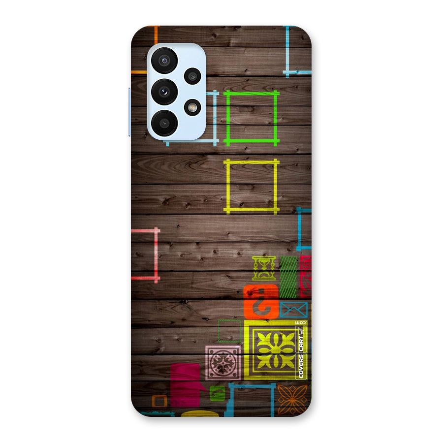 Multicolor Frame Design Back Case for Galaxy A23