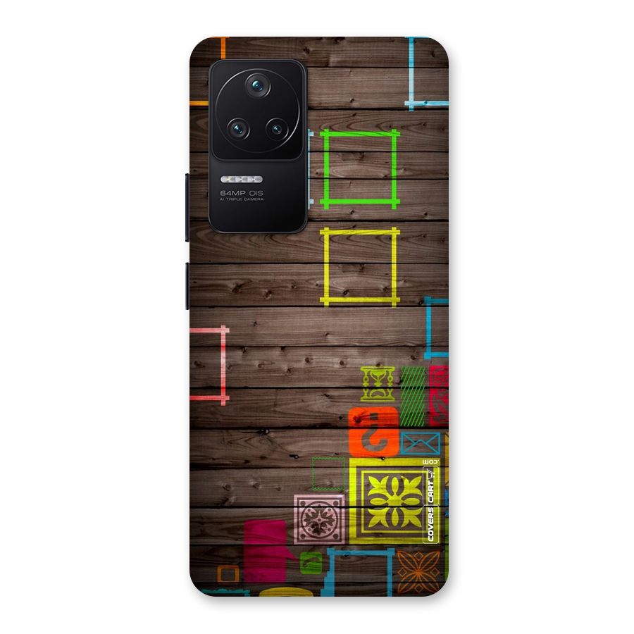Multicolor Frame Design Back Case for Poco F4 5G