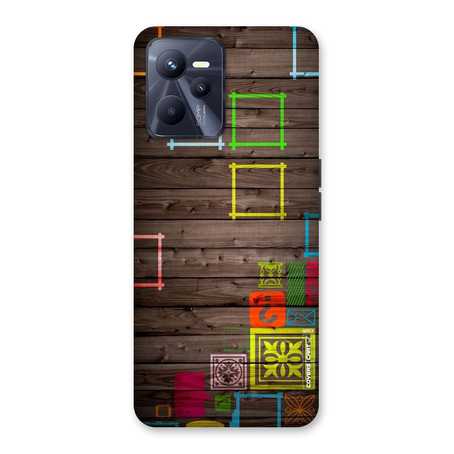 Multicolor Frame Design Back Case for Realme C35